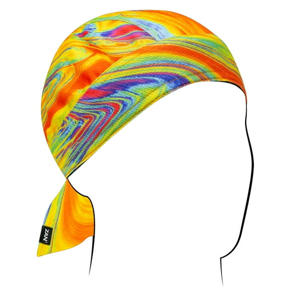 Zan Headgear Micro-Mesh Polyester Flydanna Headwrap Skull