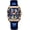 rose blue, variant on Tonneau Skeleton Tourbillon Automatic Mechanical Men Wrist Watch Business Classic Dress Stainless Steel Leather Sapphire Crystal Waterproof Self-Winding Clock