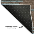 thumbnail image 5 of Addison Rugs Mayfield Premium Machine Washable Transitional Geometric Brown Rectangle Rug, 9' x 12', 5 of 6