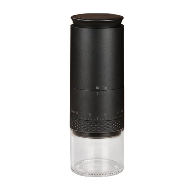 Moulin Électrique Moulin Portable Moulin à Café Rechargeable USB Moulin à Café Automatique pour Espresso Noir