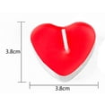 thumbnail image 2 of SuoKom Love Tea Lights Heart-shaped Candle Light Wedding Room Holiday Decoration, 2 of 6