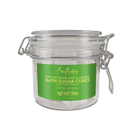 SheaMoisture African Water Mint & Ginger Bath Sugar Cubes 7.5 oz