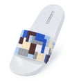 thumbnail image 6 of EastVita Women's Lego Embossed Slides Open Toe Rubber Pool Beach Shower Sandals, 6 of 10