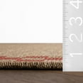 thumbnail image 2 of nuLOOM Prisellae Bordered Checkered Indoor/Outdoor Area Rug, 9' x 12', Prisellae Red, 2 of 7