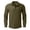 Army Green, variant on Girls Button Down Shirts Boys Formal Shirt Navy Polo Shirts for Boys School Uniforms for Boys 15-16 Years