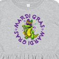 thumbnail image 4 of Inktastic Mardi Gras Party Alligator Girls Toddler Dress, 4 of 5