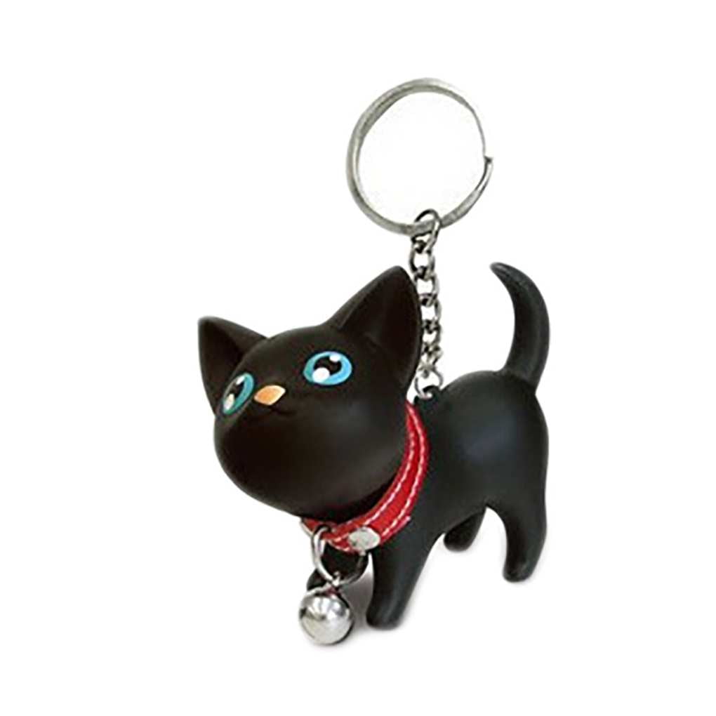 Kitten Cat With Bell Pendant  Key Chain Ring Handbag Car Keyring Keychain S 