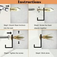 thumbnail image 3 of 200 Pcs Self Drilling Drywall Anchors with Screws,100 Sheetrock Anchors (0.47x1.18 Inch) & 100 Zinc Expansion Screws,2025 Upgraded Zinc Plated Steel,No Drill Needed,Perfect for Wall Hanging, 3 of 7