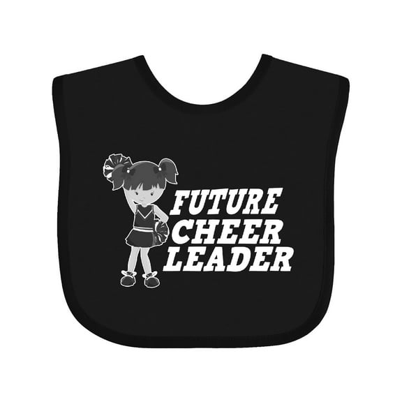 Inktastic Future Cheerleader White Girls Baby Bib