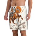 thumbnail image 2 of Balery Cowboy Riding Horse Traje de Baño Estilo Hawaiano para Hombre, Shorts de Secado Rápido con Bolsillos-XX-Large, 2 of 6
