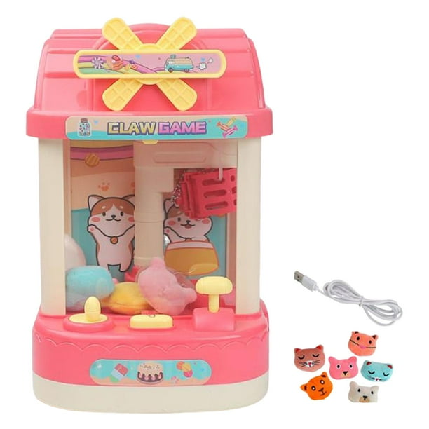 TISHITA Claw Machine for Kids Birthday Gift Lightweight Mini Toy Grabber Machine Pink Pink