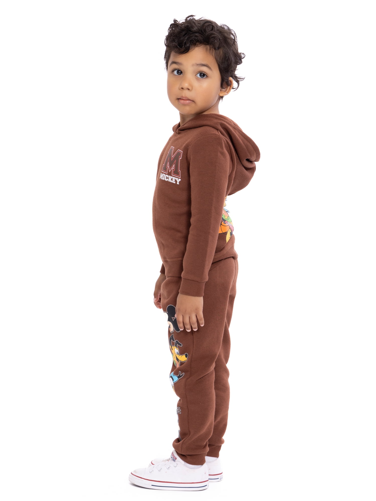 Mickey and Friends Toddler Boys Graphic Hoodie and Jogger Pants Set, 2-Piece, Sizes 12M-5T