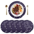 thumbnail image 3 of Cosmic Journey 6-Piece 15.4in Durable PVC Plate Mats, Heat-Resistant for Parties and Dining, 3 of 7