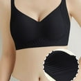 thumbnail image 4 of Einccm Womens Seamless Wireless Sports Bra for Large Bust, Wide Shoulder Straps Back Support Minimizing Design, Soft Breathable Fabric for Yoga Workout and Everyday Wear, 4 of 5