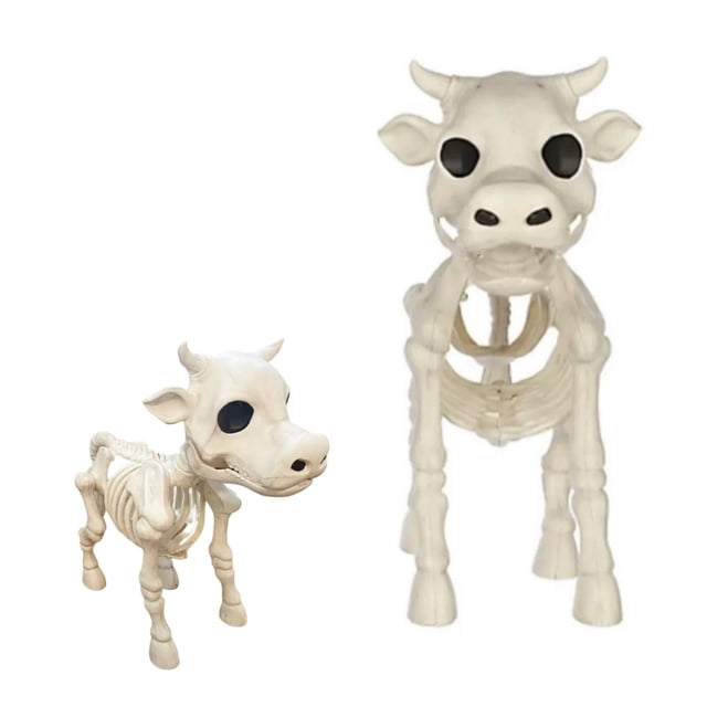 Maojin Halloween Decoration Halloween Cow Skeleton,Cow Skeleton Halloween Decor,Skeleton Cow Halloween Outdoor