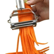 Stainless Steel Kitchen Dual Blade Vegetable Peeler, Multifunctional Vegetable Julienne Cutter and Fruit Slicer, Fruit, Potato Peelers