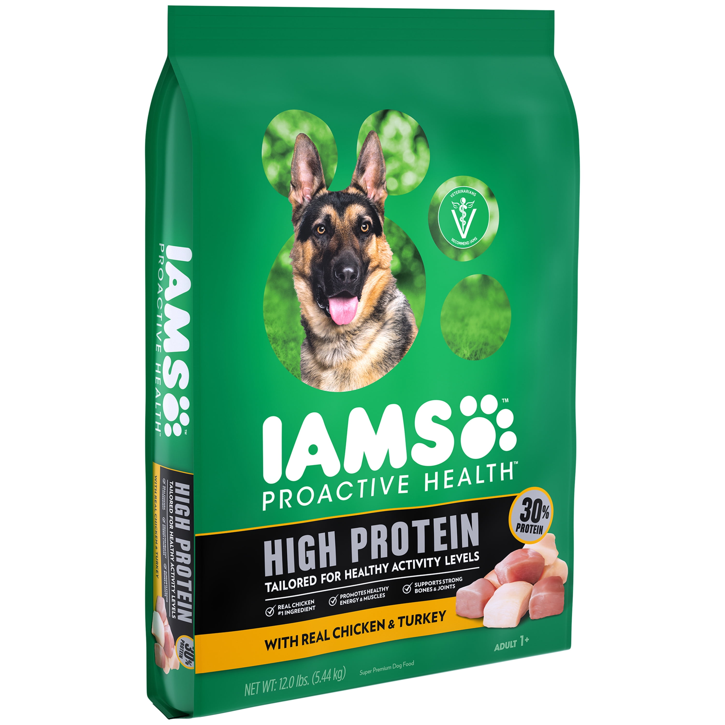 high protein dog food walmart