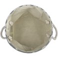 thumbnail image 4 of Panier de Rangement Pliable en Polyester, Grand Rond/15 Pouces x 16 Pouces, Chevron Gris, 4 of 8