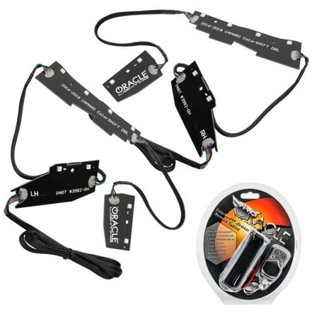 Oracle 16-18 Chevrolet Camaro RGB W Headlight DRL Upgrade Kit - ColorSHIFT SEE WARRANTY