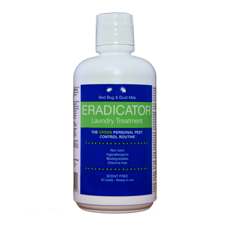Bed Bug and Dust Mite ERADICATOR Laundry Treatment / 32 Ounce Bottle / Non-Toxic and Ready to (Best Non Toxic Laundry Detergent)
