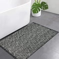 thumbnail image 1 of Alfombra de Baño LEEVAN Lavable Negra 60x90 cm Algodón, 1 of 6