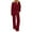 Wine Red, variant on PRETTYGARDEN 2 Piece Sets For Women Fall Trendy Long Sleeve Sweatshirt Wide Leg Pants Loungewear Set Matching Sweatsuit