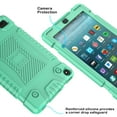 thumbnail image 4 of Fire 7 Case 2019, New Kindle Fire 7 9th Generation Cases Covers, Allytech Soft Silicone Rugged Shockproof Kids Friendly Drop Proof Anti-Slip Case Cover for All-New Amazon Fire 7 2019, Mint, 4 of 7