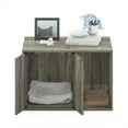 thumbnail image 5 of Furinno Peli Small Litter Box Enclosure in French Oak Grey, 5 of 6