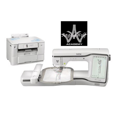 Brother Stellaire 2 Innov-is XE2 Embroidery Machine 14x9.5 with PrintModa Bonus Bundle