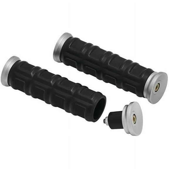 Kuryakyn 6676 1 in. Nickel Dillinger Grips