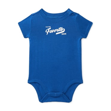Wonder Nation Baby Boys Graphic Print Bodysuit with Short Sleeves, Sizes 0M-24M