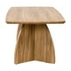 thumbnail image 4 of Mesa de Centro Rectangular con Doble Base Curva de Madera y Cubierta Veteada – Bossa Zhana, 4 of 5