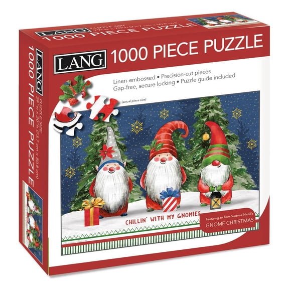 Lang Companies, Gnome Christmas 1000 Piece Puzzle