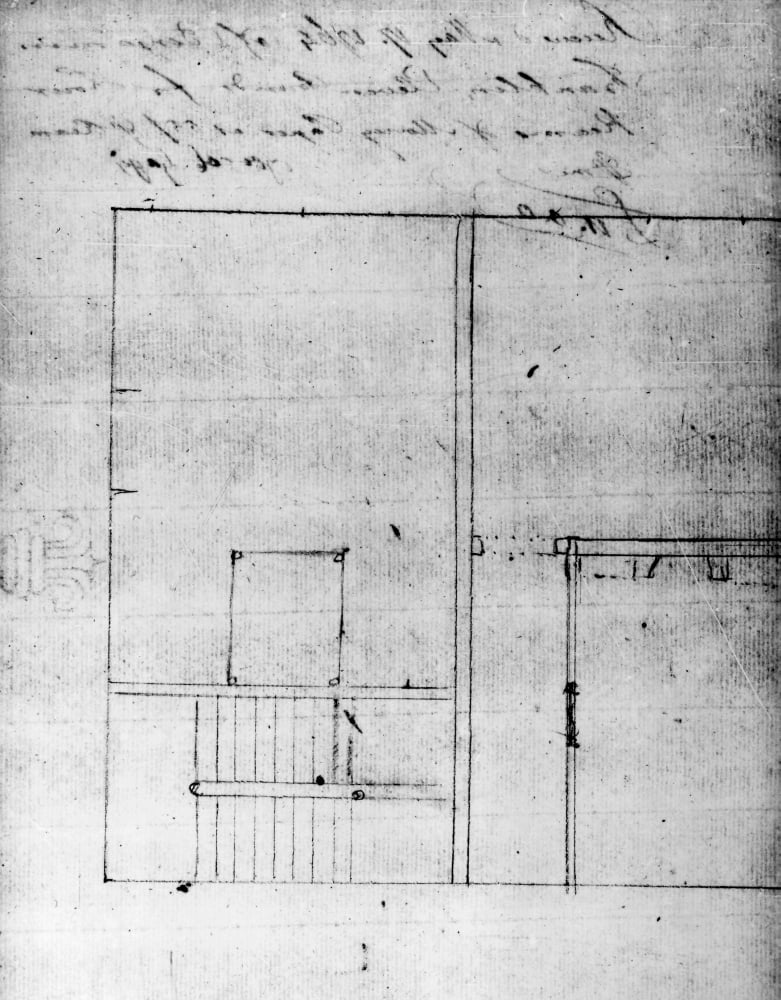 franklin-house-plan-nsketch-by-benjamin-franklin-of-the-second-story-of-his-house-including-his