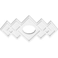 thumbnail image 2 of 18"W x 12"H x 4"ID x 5 1/2"C x 1"P Zoe Architectural Grade PVC Contemporary Ceiling Medallion, 2 of 11
