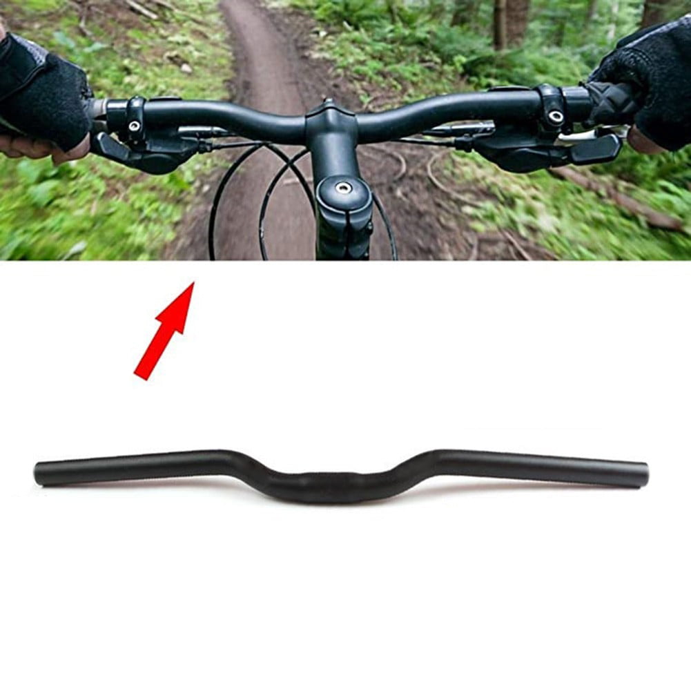 Silve/Black Bicycle Handlebar Aluminium Alloy MTB Road Bike Bar 25.4*480-580mm