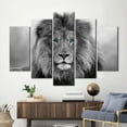 thumbnail image 6 of Loft Wall Art, Animal Canvas Art, Wild Animal Wall Art, Blue Eyed Lion Printed Canvas, Wildlife Canvas, Lion Wall Decor, Wild Lion Canvas Art, Canvas Wall Decor - 5P-Rolled Canvas, 6 of 9