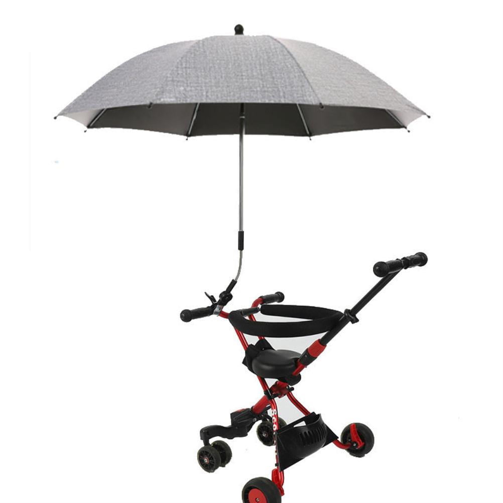 Pram Parasol Blue UV Protection Umbrella Adjustable Pushchair Parasol Universal for Pram,Stroller,Pushchair, 