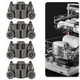 thumbnail image 4 of 4X Dishwasher Dishrack Wheels Lower Rack For Kenmore KitchenAid Maytag W10195417, 4 of 5