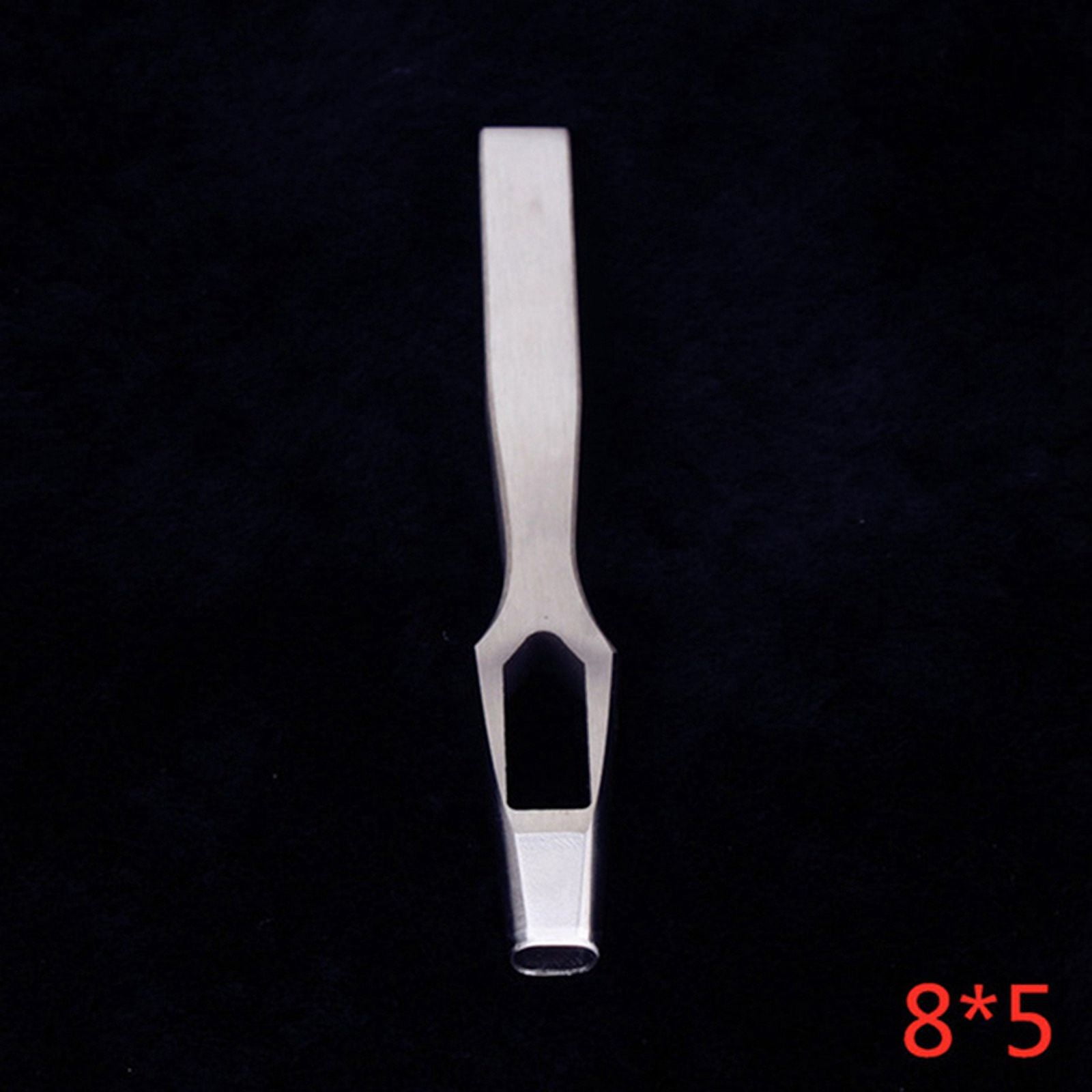 Craft Belt Belt Oval Punch Tool Flat Punch Seam Belt Flat Cutting Chisel Tool Belt Punch,8x5