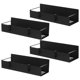 thumbnail image 4 of GOOHOCHY 4 especieros de pared: grandes organizadores colgantes para condimentos, sin taladros, para armarios de cocina, baños y duchas., 4 of 8