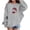 Gray, variant on BFHHYA Girls Boys Christmas Sweatshirt Kids Wine Glass Print Crew Neck Sweatshirt Long Sleeve Casual Pullover for Holiday Photos (1-13Y)