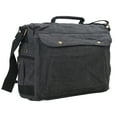thumbnail image 2 of *Clearance* Vagarant Traveler 14.5" Washed Canvas Leisure Messenger Bag C32.GRN, 2 of 3