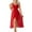 Red, variant on Npasoilc Lace Nightgowns For Women Casual Spaghetti Strap V Neck Sexy Nightdress Comfy Sleep Dress Trendy Sleepshirt Pajama Dress Sleepwear