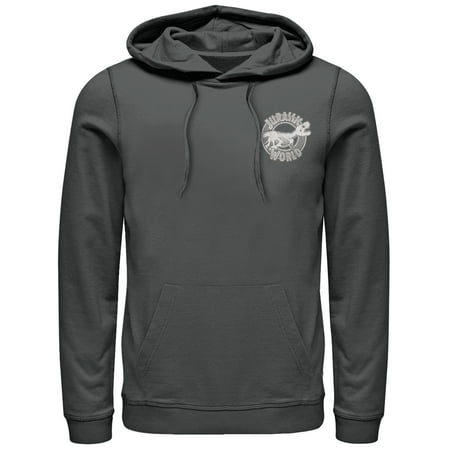 Jurassic World: Fallen Kingdom Men's Jurassic World Fallen Kingdom Skeleton Badge Hoodie