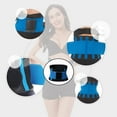 thumbnail image 3 of Cinturón de control de cintura para mujer, faja de entrenamiento para sudar y sauna, corsé de cintura fitness XXL Azul, 3 of 9