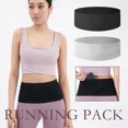 thumbnail image 2 of Seamless Invisible Running Waist Belt Bag Gym Bags Unisex Sports Pack Phone H4E2, 2 of 9