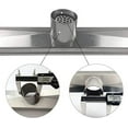thumbnail image 5 of Neodrain 36-Inch Linear Shower Drain with Removable Quadrato Pattern Grate,Professional Polished 304 Stainless Steel Rectangle Shower Floor Drain Manufacturer,With Leveling Feet,Hair Strainer, 5 of 6