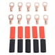 thumbnail image 3 of Extremos De Cable De Batería, 10 Piezas De Terminal De Anillo De Alambre Desnudo A Prueba De Fugas De Cobre Resistente A Altas Temperaturas Con Termorretráctil Para Paneles Cergrey Battery Cable Ends, 3 of 8