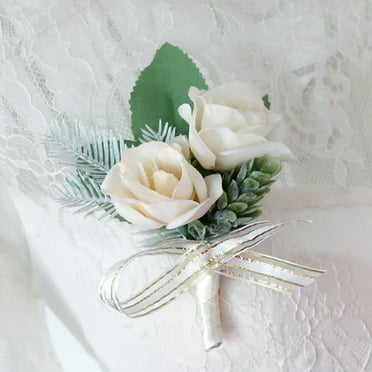 HONMEET Elegant Multi Color Flower Brooch for Wedding Bridal and Bridesmaids Decor